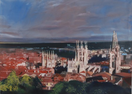 Burgos látképe 110x150cm